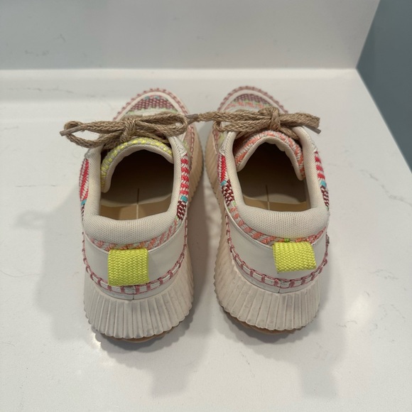 Dolce Vita Beige and Pink Multicolor Sneakers--only worn a few times! Like new! - Picture 5 of 7